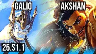 GALIO vs AKSHAN (MID) | NA Master | 25.S1.1
