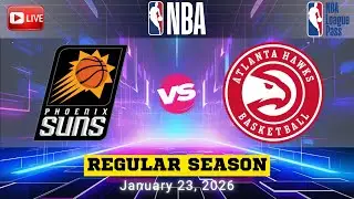 SUNS vs HAWKS | Jan 23, 2026 | Devin Booker vs Jalen Johnson! Realistic NBA 2K26 Full Gameplay