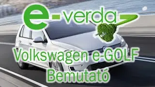 Volkswagen e-Golf bemutató
