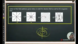 Which of the field patterns given below is valid for electric field as well as for magnetic field