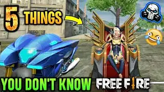 5 Things You Don't Know 😲 About Free Fire || PART - 4 🔥🔥🔥