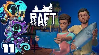 The Radio Tower, At Last! - Let's Play Raft [Co-Op | Update 11] - PC Gameplay Part 11