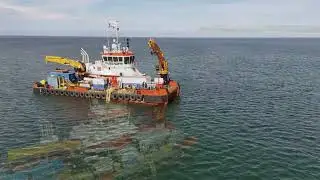 Waddenstroom Utility Vessel at Marske Saltburn, Huntcliff Near Whitby