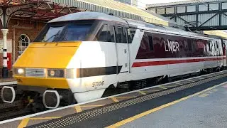 91106 at Grantham on ECS after having issues 17/01/2026