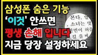 삼성 스마트폰 이 기능 안 쓰면 손해입니다! 삶의 질 달라지는 갤럭시 핸드폰 돋보기 사용법. 시니어 정보 스마트폰 사용법