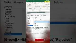 How to Use Accept ✔️ & Reject ❌ Symbols in Excel | Quick Tips to Track Approvals  #exceltips #excel