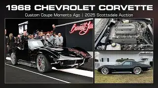 SOLD! 1968 Chevrolet Corvette Custom Coupe - BARRETT-JACKSON 2025 SCOTTSDALE AUCTION