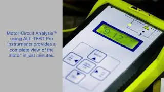 Motor Circuit Analysis (MCA&trade;) Outperforming the Megohmmeter