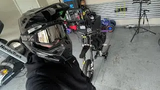 Sur ron gets new wheel setup 14&rdquo; #supermoto #surronx #surronster #downhill #bikelife #ebike #mtb