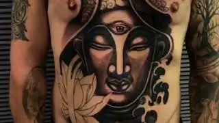 #Buddha #tattoo by @jammestattoo