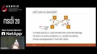 NSDI '20 - Contra: A Programmable System for Performance aware Routing