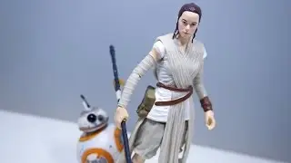 Star Wars The Black Series Rey Jakku and BB-8 Figure Review