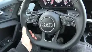 How to Adjust Steering Wheel Position in Audi A3 8Y Sportback ( 2020 - now ) - Change Wheel Position