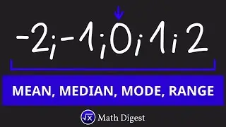MEAN, MEDIAN, MODE, and RANGE - Averages - Statistics | Math Digest