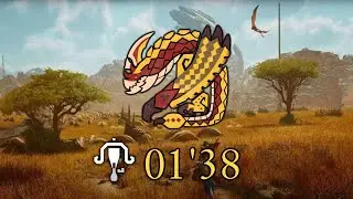 [MH Wilds] Convert Thunder Resistance is OP | Seregios LBG Solo 01'38