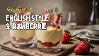English-Style Strawberries Recipe | Fresh & Creamy Spring Dessert!
