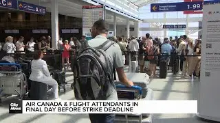 Flight attendant strike looms for Air Canada as deadline approaches