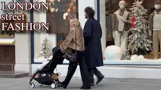 Лондонская зимняя мода в свете новогодних огней