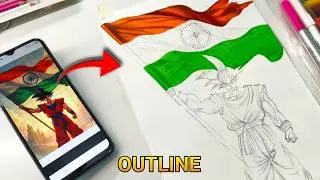 Republic Day Drawing Easy / Republic Day Celebration Drawing / Indian National Flag Drawing #howto