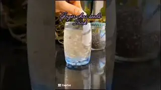Ginger Chia seeds drink for health #juice #drinks #food #foodshorts #shorts #youtubeshorts