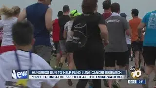 Hundreds run to help fund lung cancer research