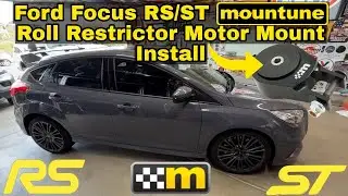 Установка заднего ограничителя крена двигателя Ford Focus RS/ST Mountune