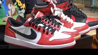 Jordan 1 Low Chicago 2025 unboxing review on foot and comparison 