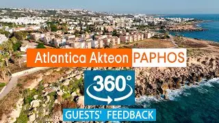 Atlantica Akteon Paphos: обзор дрона 360&deg; на основе TripAdvisor. Кипр