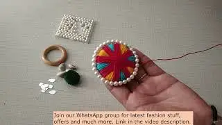Amazing ring latkan making idea ll mirror latkan