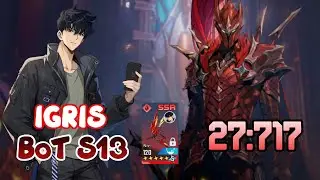 BoT (27s) BATTLEFIELD OF TIME || IGRIS S13 [Solo Leveling Arise]