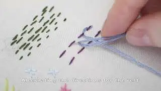 Threaded Running Stitch