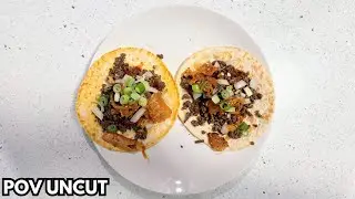 Kimchi Ground Beef Tacos | POV Uncut