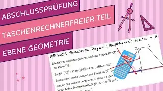 Prüfungsaufgabe: Ebene Geometrie ohne Taschenrechner