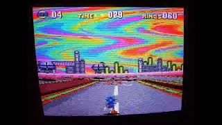 Sonic CD (JVC X'Eye via Component, 240p) Proscan PS36800HR CRT TV demo