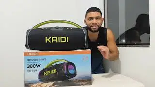 Caixa de som kaidi  kd -889 o verdadeiro teste de bateria!!!!
