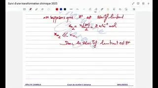 suivi d'une transformation chimique -1 BAC SM Exercice 3-2025