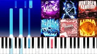 6 PHONK SONGS ON PIANO (Part 5) (Piano Tutorial)