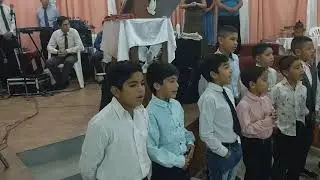 Cristo me manda que brille coro de niños, iglesia Ciudad de jehova