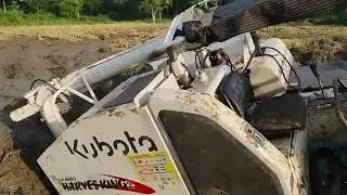 Kubota harvesting video 📷 operator ka life 😭🧬#farming 
