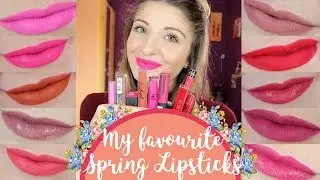 My FAVOURITE Spring Lipsticks | Collab w/ Daisy Taveras | MAC, Max Factor, NYX, Milani, MUA,
