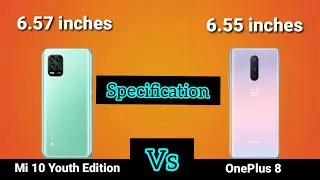 Xiaomi Mi 10 Youth vs OnePlus 8 specification comparison