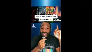 ALL 4 THOR MOVIES RANKED | RANKED WORST TO BEST⚡️ #Shorts