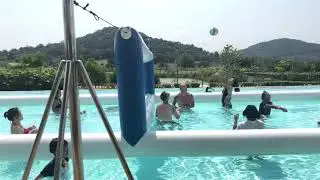 Ruby Club Bar Girls From Soi 6 In Pattaya Playing Water Volleyball!!