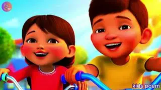 Chunnu Munnu Ki Cycle  nursery Rhymes for children cartoon stories kids poem cartoon