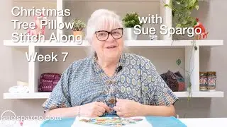 Christmas Tree Pillow Stitch Along - Week 7:  Holiday Bell & Snowflake #3