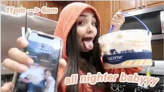 pulling an all nighter during quarantine!! *11PM to 6am*