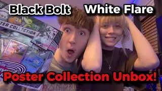 Black Bolt White Flare Poster Collection Unboxing!