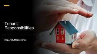 What are a tenants responsibilities regarding repairs in a rented property