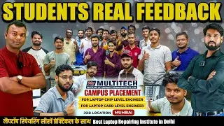 Laptop Repairing Course Students Honest Feedback | Placement & Job Experience | Multitech Institute