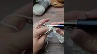 Back Post Double Crochet Stitch BPdc